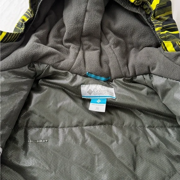 Columbia grey & yellow ski jacket #skiing #outdoor - Picture 2 of 6